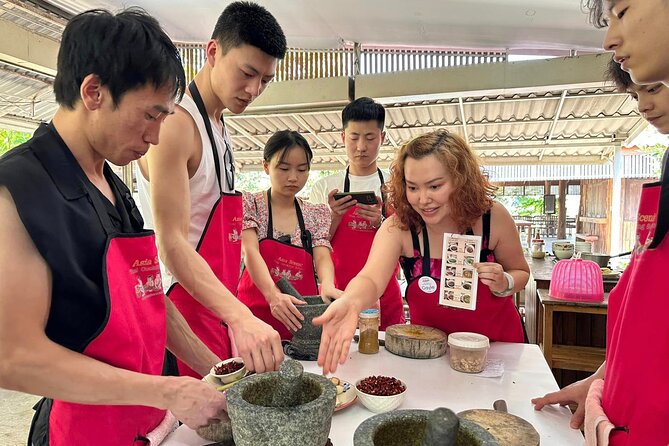 Authentic Thai Cooking Class and Farm Visit in Chiang Mai - Cooking Station Details