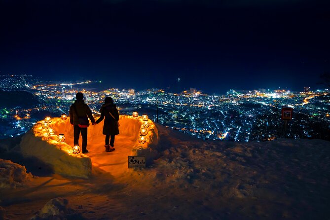 Available February 8–15: Otaru Snow Light Path and Night Views. - Meeting and Pickup