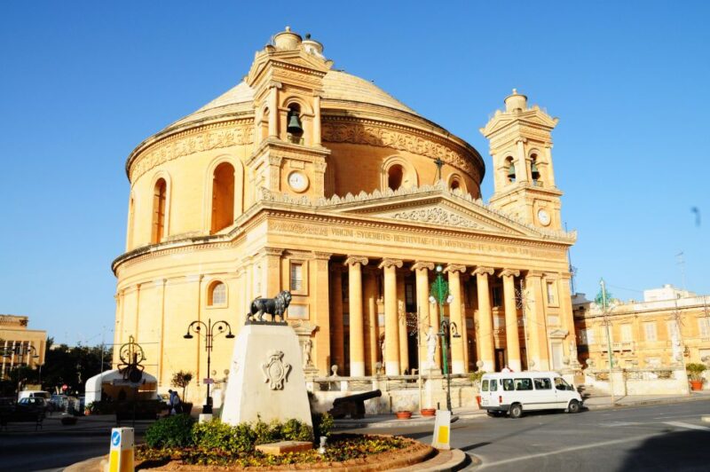 Aviation Museum, Mosta Church, WWII Shelters Inc. Platter - Key Points