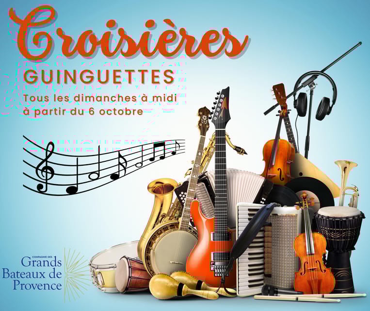 Avignon: Guinguette Cruise With Lunch and Dance - Activity Overview