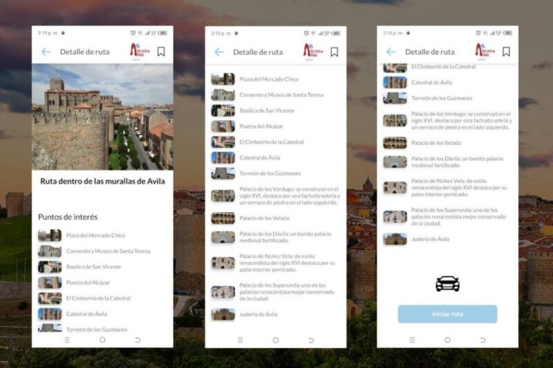 Avila Self-Guided Tour App With Multilingual Audio Guide - Key Points