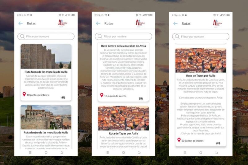 Avila Self-Guided Tour App With Multilingual Audio Guide - Tour Features