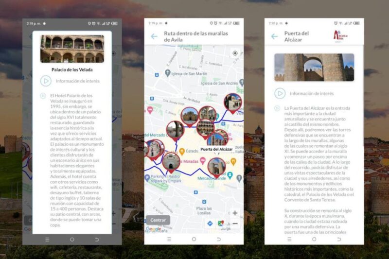 Avila Self-Guided Tour App With Multilingual Audio Guide - Exploring the Routes