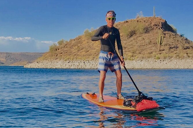 Awesome Standup Paddleboard Adventure in a Sonoran Desert Oasis - Enjoying the Breathtaking Scenery