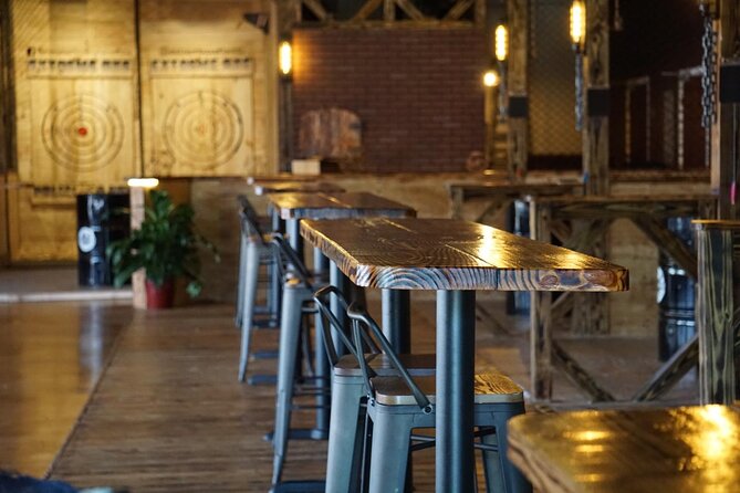 Axe Throwing Sport Target 90 Minutes - Booking and Confirmations