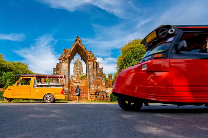 Ayutthaya FunkyFrog TukTuk Tour Temples FloatingMarket SunsetBoat - Pickup and Meeting Points