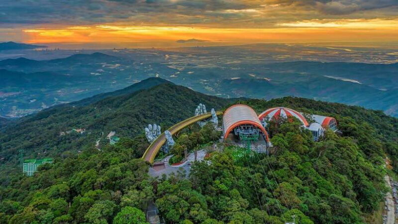 Ba Na Hill - Golden Hand Bridge - The Iconic Golden Hand Bridge