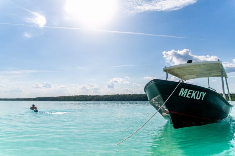 Bacalar: 3 Hour Boat Trip With Swimming & Drinks - Safety Considerations