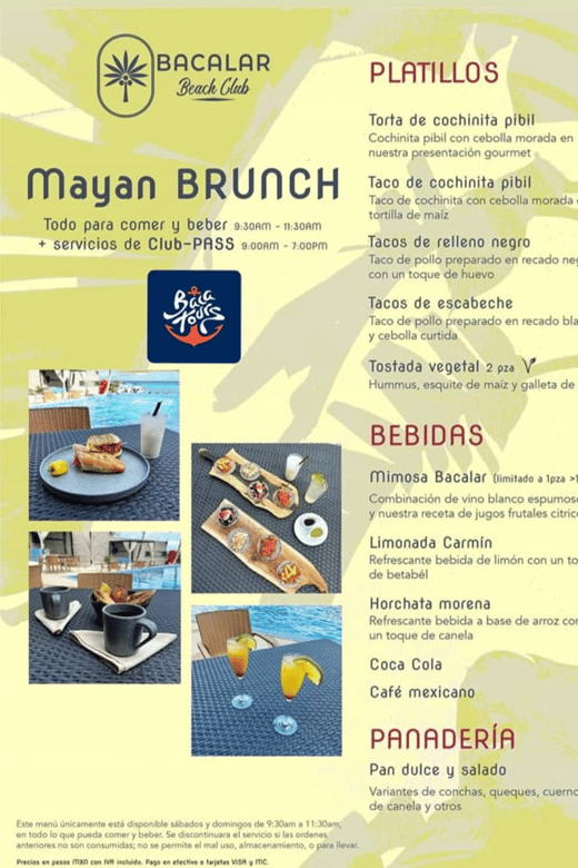 Bacalar: Full Day Pass, Mayan Brunch and Tour at Beach Club - Exploring Bacalars Attractions
