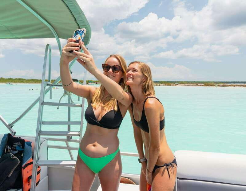 Bacalar: Lake of Seven Colors Pontoon Tour with Fruit - The Value for Money