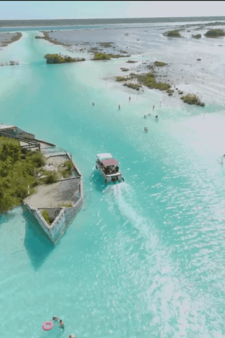 Bacalar: Pontoon Boat Tour of Stunning Lagoon - Discovering Bird Island and Pirates Canal