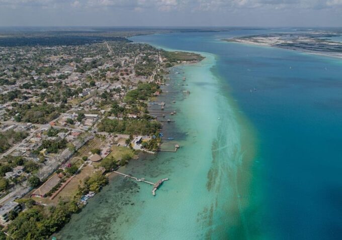 Bacalar: Pontoon Ride, Blue Cenote, Lunch, and Transportation - Pontoon Ride on Bacalar Lagoon