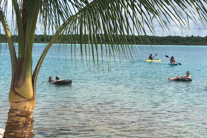 Bacalar Seven Color Lagoon and Kayak Adventure From Costa Maya - Kayaking and Swimming