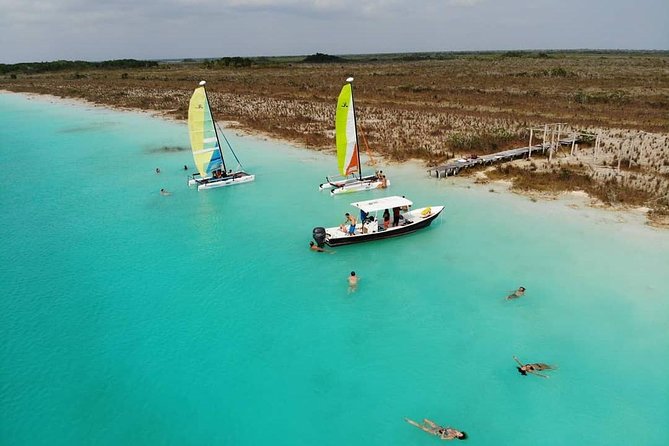 Bacalar Seven Color Lagoon Boat Adventure With Grill Option - Meeting and Pickup