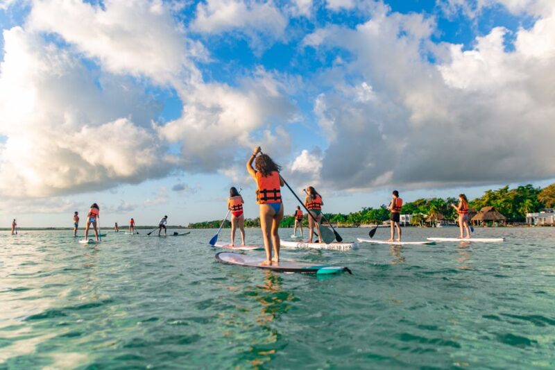 Bacalar: Sunrise Paddleboard Tour With Floating Picnic - Guided Experience and Safety