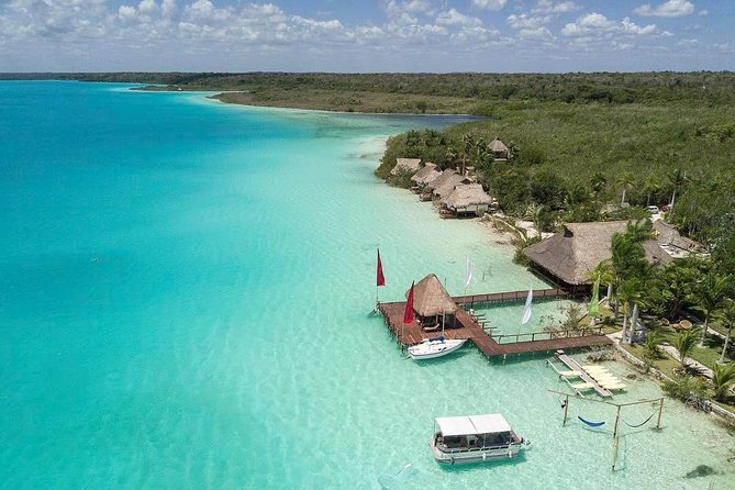 Bacalar Tour With Cenote Azul and Kayacs From Cancun - Kayaking in the Lagoon