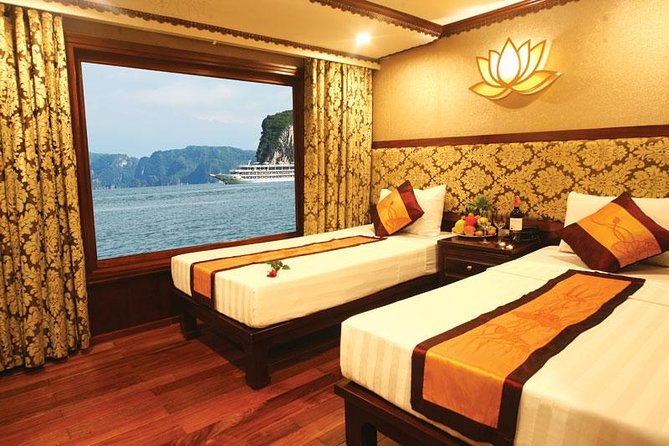 Bai Tu Long Bay 3-Day Cruise With Ocean View Cabin - Accommodations and Amenities