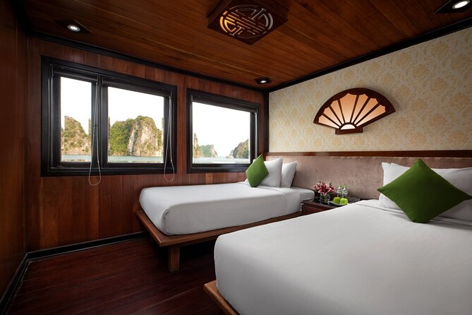 Bai Tu Long Bay Deluxe Cruise 2D1N: Fishing Villages, Meals, Cave, Kayaking - Kayaking at Cap La Island