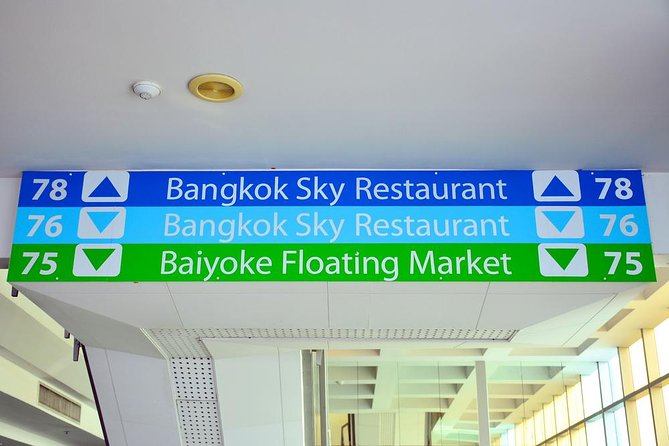 Baiyoke Sky Revolving Observation Deck Tickets With Lunch / Dinner & Transfers - Transportation Included