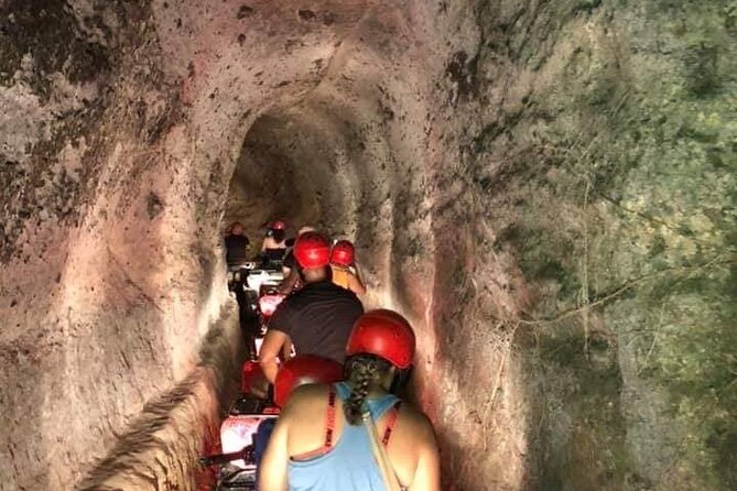 Bali ATV Quad Bike Through Tunnel, Waterfall, White Water Rafting - ATV Ride Through Nature
