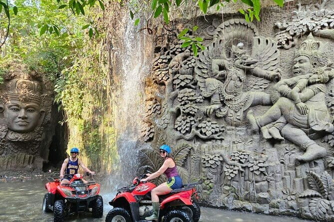Bali ATV Ride Ubud Waterfall,RiceField,River,Kingkong-Temple cave - Key Points