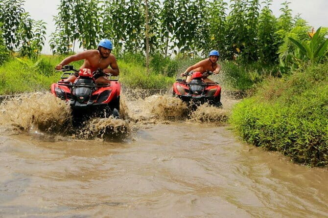 Bali ATV Ride Ubud Waterfall,RiceField,River,Kingkong-Temple cave - A Closer Look at the Bali ATV Ride Experience
