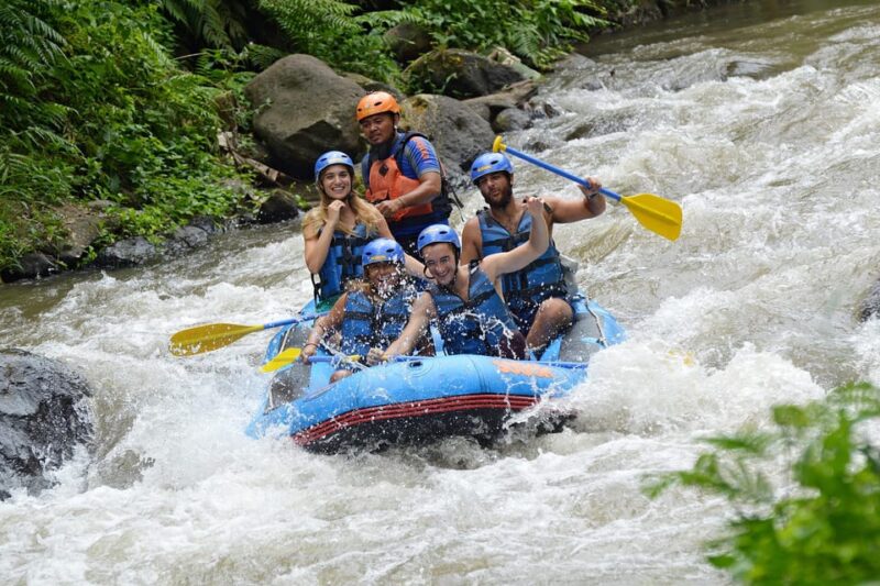 Bali: Ayung River White Water Rafting With Lunch & Transfer - Key Points