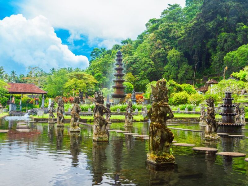 Bali: Gate of Heaven, Water Palace and Virgin Beach Tour - Key Points