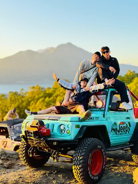Bali Mount Batur Sunrise Jeep Tour - Exploring Black Lava Formations