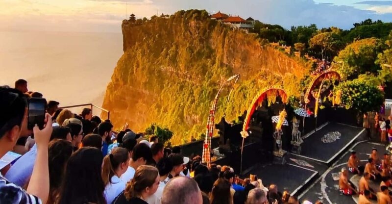 Bali: Padang-Padang Beach, Uluwatu, and Kecak Dance Tour - Key Points