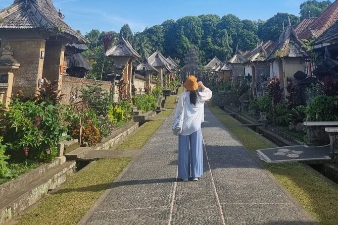 Bali Penglipuran Village, School Visit, Waterfall and Temple Tour - Key Points