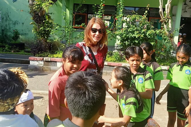 Bali Penglipuran Village, School Visit, Waterfall and Temple Tour - Waterfall and Temple