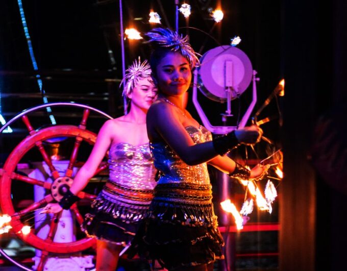Bali: Pirate Dinner Cruise With Shows, Games, and Music - Dining Experience
