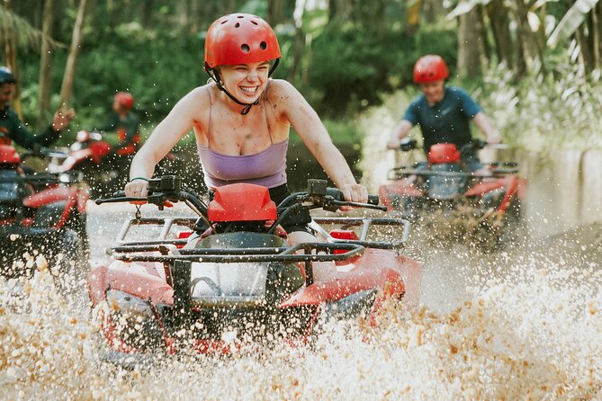 Bali Quad Bike Pass by Waterfall Gorilla Cave Private Transfer - Key Points