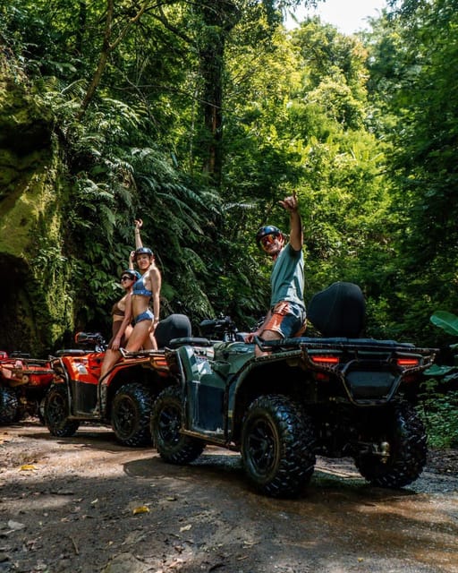 Bali Quad Bike Ride Through Gorillas Cave & Ayung Rafting - Included Amenities