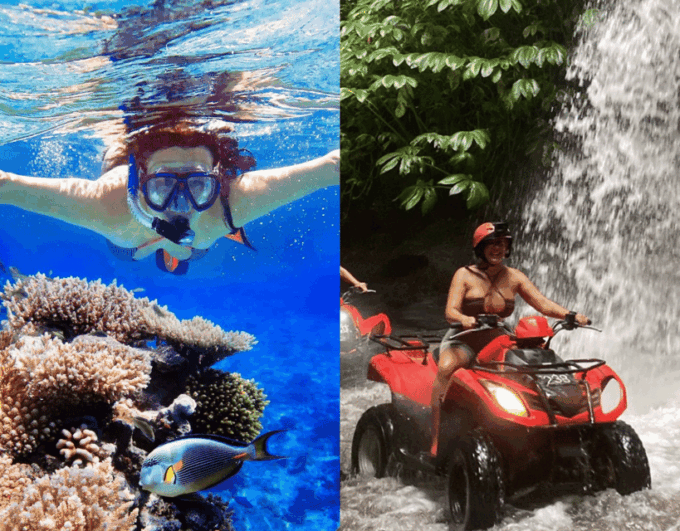 Bali: Snorkeling and ATV Quad Bike Tour With Lunch - Safety Precautions