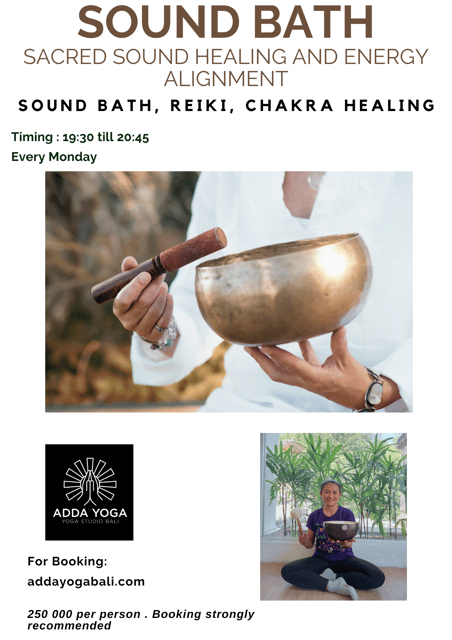 Bali: Sound Healing and Energy Alignment at ADDA YOGA - Sound Bath Immersion