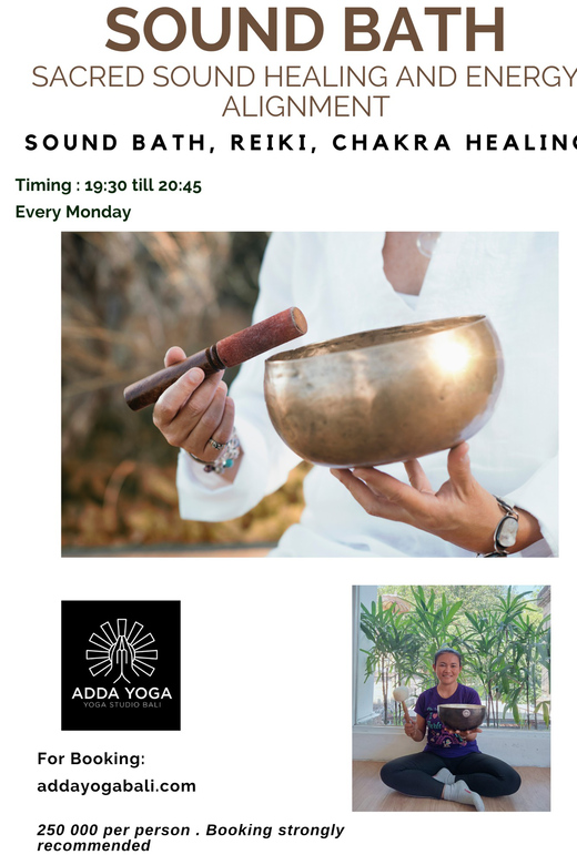 Bali: Sound Healing and Energy Alignment at ADDA YOGA - Community Connection