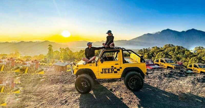 Bali: Sunrise Jeep Mount Batur With Hot Spring Relaxation - The Journey Begins: Off-Roading Through Volcanic Terrain