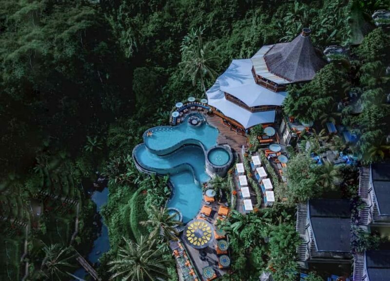 Bali: Sunrise Jeep Mount Batur With Hot Spring Relaxation - Exploring Black Lava and the Floating Temple