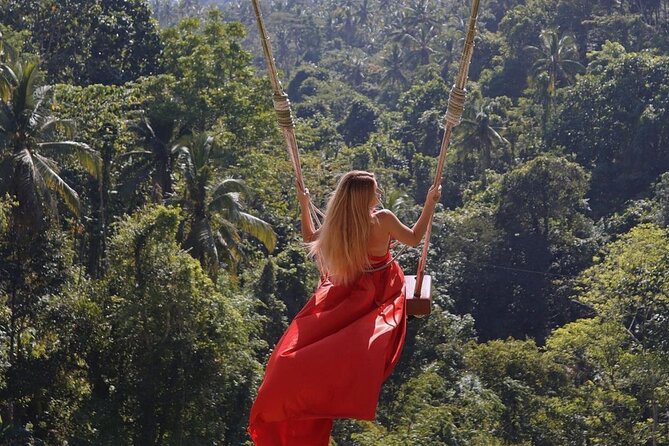 Bali Swing, Monkey Forest and Waterfall Tour - Scenic Tegalalang Rice Terraces