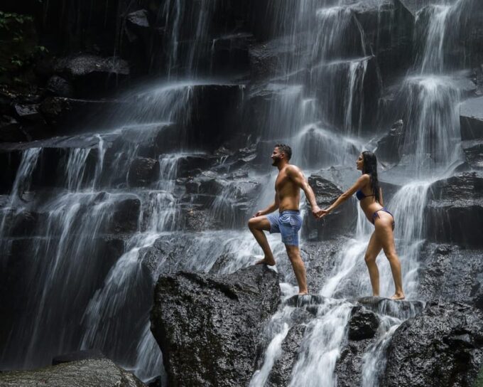 Bali: Swing, Waterfall, and Temple Guided Tour - Kanto Lampo Waterfall