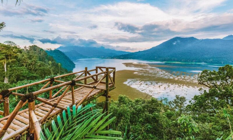 Bali: Twin Lakes, Handara Gates, and Forest Trekking Tour - Transportation and Guide