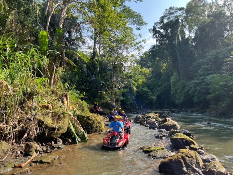 Bali: Ubud Gorilla Face ATV and Ayung Rafting Trip With Meal - ATV Adventure