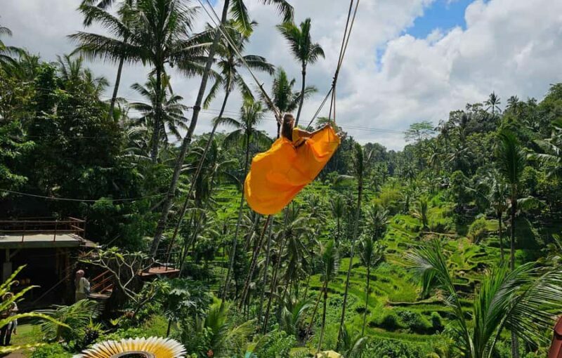 Bali/Ubud: Kanto Lampo Waterfall, Monkey Forest & Swing Tour - Price and Value