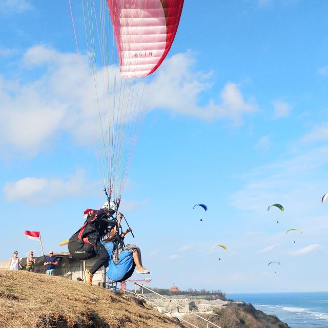 Bali: Uluwatu or Nusa Dua Beach Paragliding Experience - Action Camera Footage