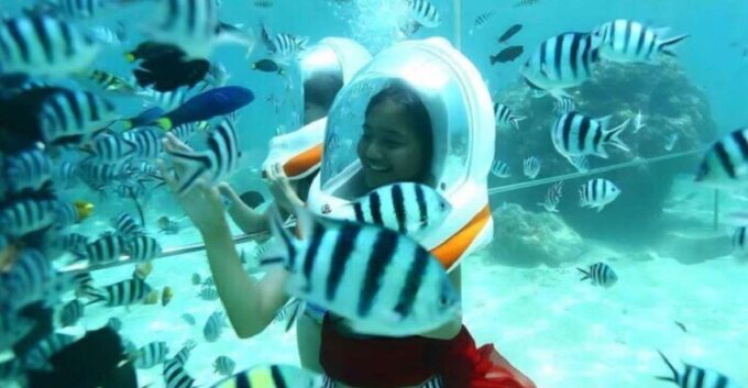 Bali: Underwater Sea Walking Experience & Uluwatu Temple - Underwater Sea Walking