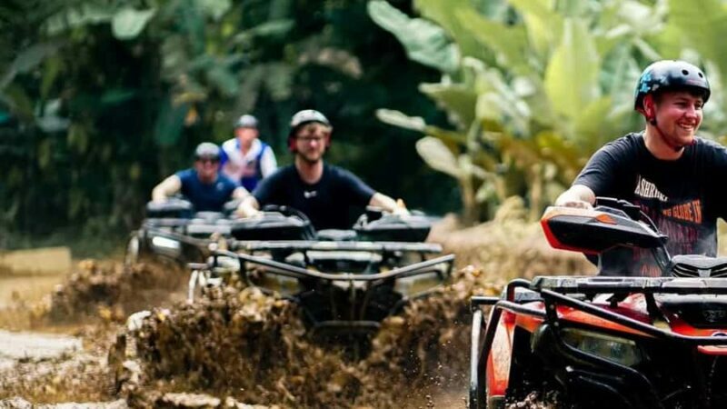 Bali: Waterfall Gorilla Cave ATV & Ubud Rafting Trip & Lunch - Key Points