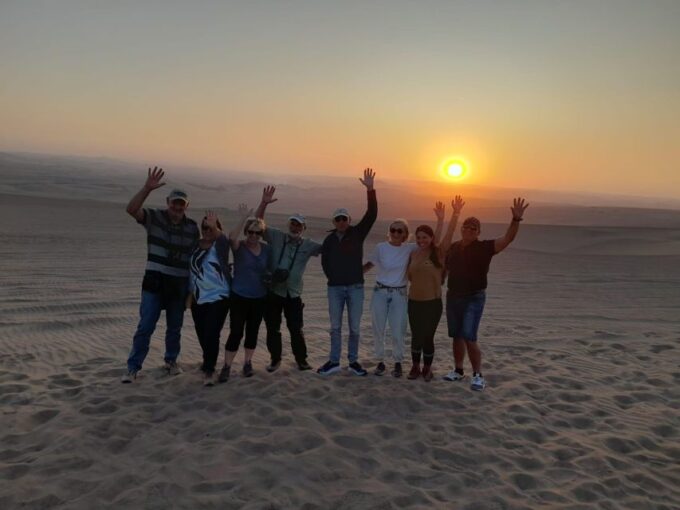 Ballestas Islands, Winery & Huacachina Oasis Private Tour - Sunset in the Desert