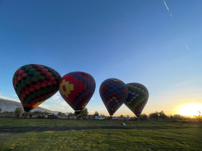 Balloon Flight With Pickup in CDMX and Breakfast in a Cave - Itinerary